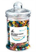 1200gm Jelly Bean Mixed Colours Large Apothecary Jar