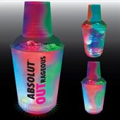 12oz Clear 3 Light Styrene Plastic Light Up Cocktail Shaker