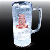 12oz Clear 5 Light Styrene Plastic Light Up Beer Mug