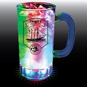 14oz Clear 5 Light Styrene Plastic Light Up Beer Mug