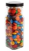 175gm M&Ms Mixed Colour Tall Square Jar
