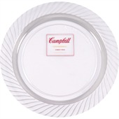 190mm Clear Plastic Plate