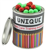 200gm Chocolate Balls Corporate Colours 500ml Paint Tin