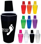 20oz Coloured Styrene Plastic Cocktail Shaker