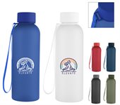 20oz Hawkeye rPET Rubberised Bottle With Carry Strap
