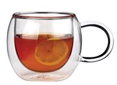 220ml Athena Lexi Double Wall Glass With Handle