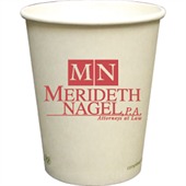 236ml Single Walled Biodegradeable Paper Coffee Cup