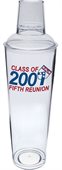 24oz Clear Styrene Plastic Cocktail Shaker