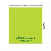 25 Sheet Coloured 70x75mm Sticky Note Pad