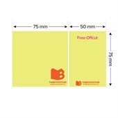 25 Sheet Coloured 75x75mm Sticky Note Pad