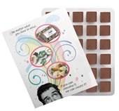 25 Window Xmas Advent Calendar With Plain Chocolate