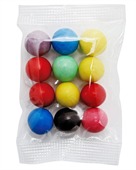 25gm Chocolate Balls Mixed Colours Cello Bag