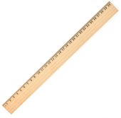 30cm Beechwood Ruler