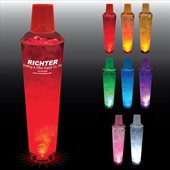 32oz Clear Single Light Styrene Plastic Light Up Cocktail Shaker