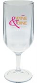 3oz Clear Polystyrene Plastic Sampler Stemmed Wine Glass
