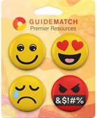 4 x 31mm Button Badge Card