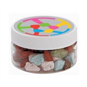 45gm Chocolate Rocks Small Round Plastic Jar