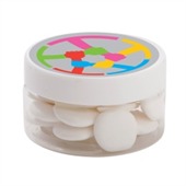45gm Flat Mints Small Round Plastic Jar