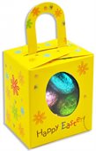 5 Easter Eggs In Yellow Easter Noodle Box