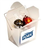 5 Lindt Balls In Frosted Noodle Box