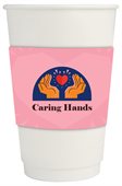 500ml Compostable Double Wall Paper Coffee Cup With Sleeve