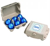 6 Chocolate Eggs In Carton