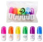 6 x Capsule Highlighters