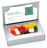 65gm Mixed Lollies Business Card Box