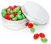 70gm Jelly Beans Corporate Colours Twist Lid Tin