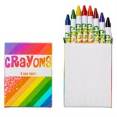 8 Pack Non Toxic Crayons