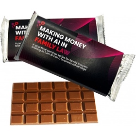 80gm Promotional Chocolate Bar