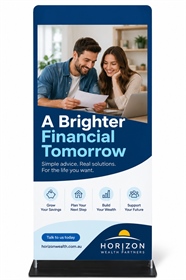 850 x 2000mm Stretch Fabric Banner
