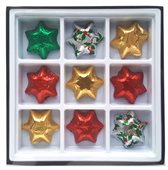 9pc Xmas Chocolate Stars Box