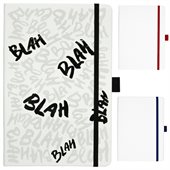 A5 Coloured Accent White Bound JournalBook