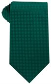 Aberdeen Polyester Tie In Hunter Green