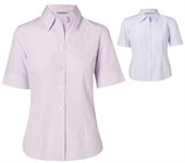 Ali Ladies Mini Check Short Sleeve Shirt