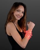 Alpha Red Glow LED Laser Engraved Bracelet