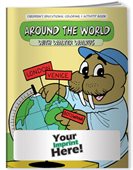 Around The World Themed Childrens Colouring Book