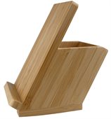 Bamboo Mobile Phone Stand & Pen Holder