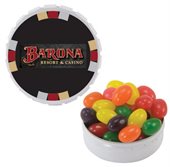 Big Round Snap Top Tin With Jelly Beans