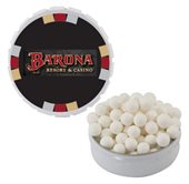 Big Round Snap Top Tin With Peppermints