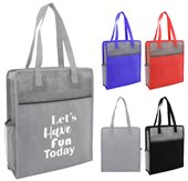 Brynn Heathered Non Woven Tote Bag