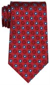 Cambridge Polyester Tie In Red