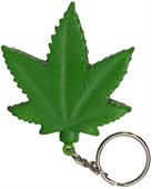 Cannabis Leaf Stress Reliever Keyring