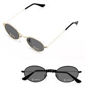 Capri Oval Retro Sunglasses