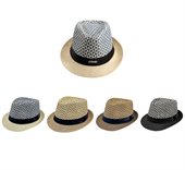 Capri Straw Fedora Hat