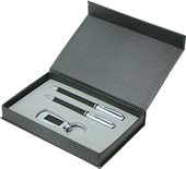 Carbon Fibre Pen & Keyring Gift Set