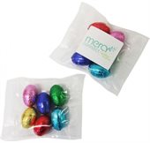 Cello Bag With 6 Easter Eggs