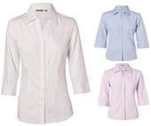 Cheyenne Ladies CVC Oxford 3/4 Sleeve Shirt