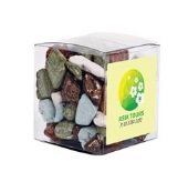 Chocolate Rocks Small Clear Cube